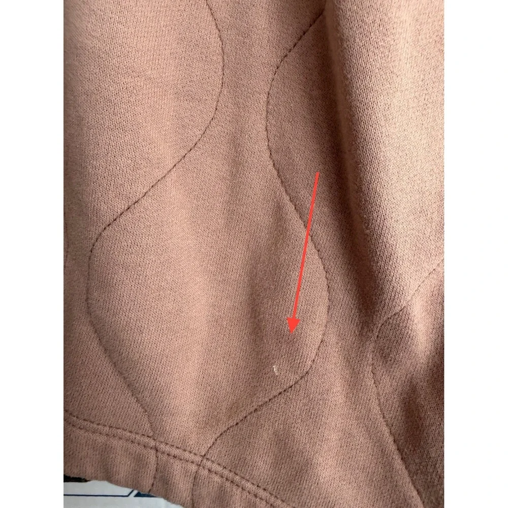 Abercrombie &‎ Fitch Soft A&F Collection Quilted Shorts XS Dusty Rose Mauve